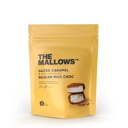 The Mallows Salted Caramel & Milk Chocolate 90g (12 Pack)