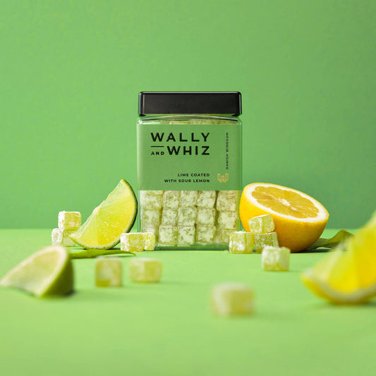 Wally & Whiz Lime With Sour Lemon 240g (8 Pack)