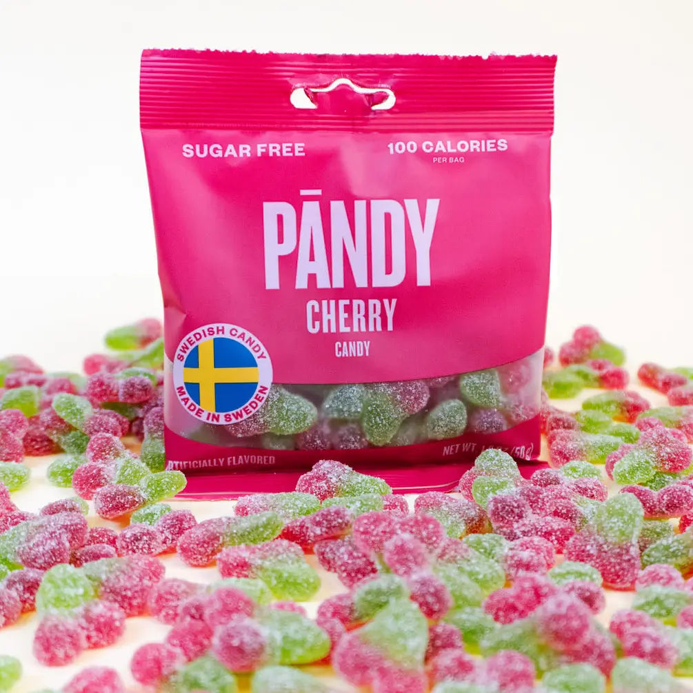 Pandy Swedish Candy Sour Cherry 1.8oz (14 Pack)