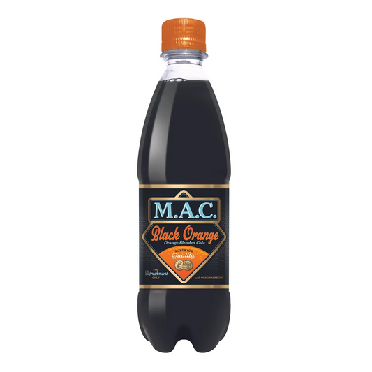 MAC Black & Orange Soft Drink 50CL (24 Pack)