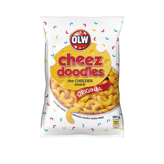 OLW Cheez Doodles 160g Bag (Janaury) (21 Pack)