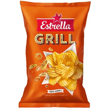 Estrella Grill Chips 175g Bags (March) (21 Pack)