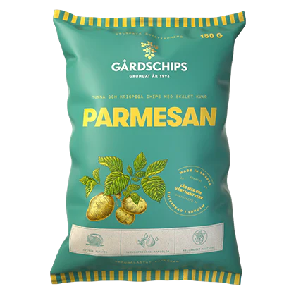 Gardschips Parmesan Chips 150g Bags (February) (10 Pack)