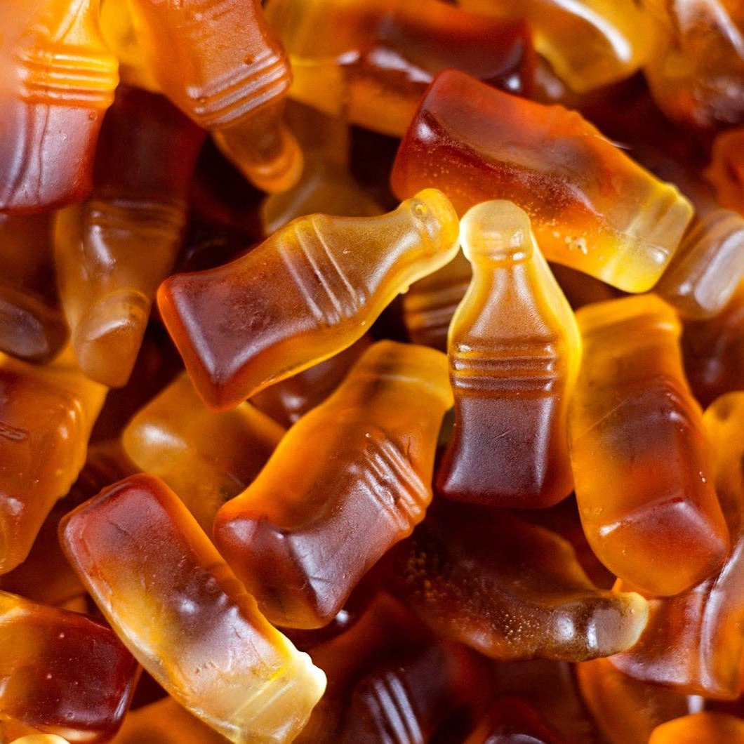 Jellioo Swedish Mini Sweet Jelly Cola Bottles 2.20lbs