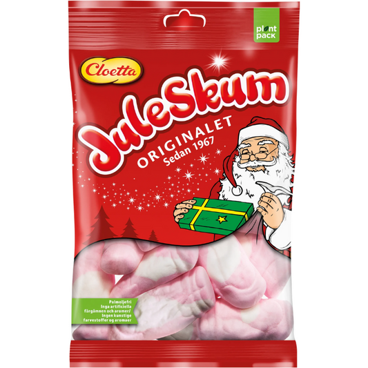 Cloetta Swedish Juleskum Santa Marshmallows 100g Bag (24 Pack)