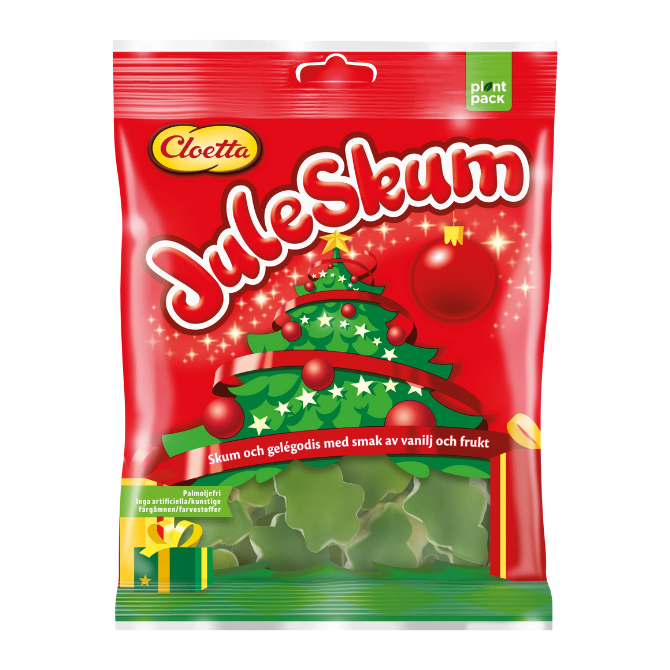 Cloetta Swedish Juleskum Fir Trees 100g Bag (24 Pack)