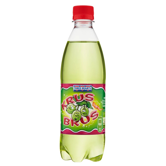 Krusbrus Gooseberry Soft Drink 50CL (24 Pack)