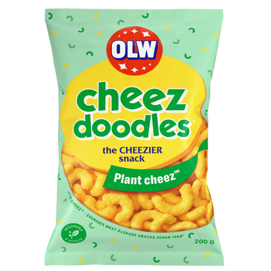 OLW Cheez Doodles Plant-Based Arches 200g Bags (February) (15 Pack)