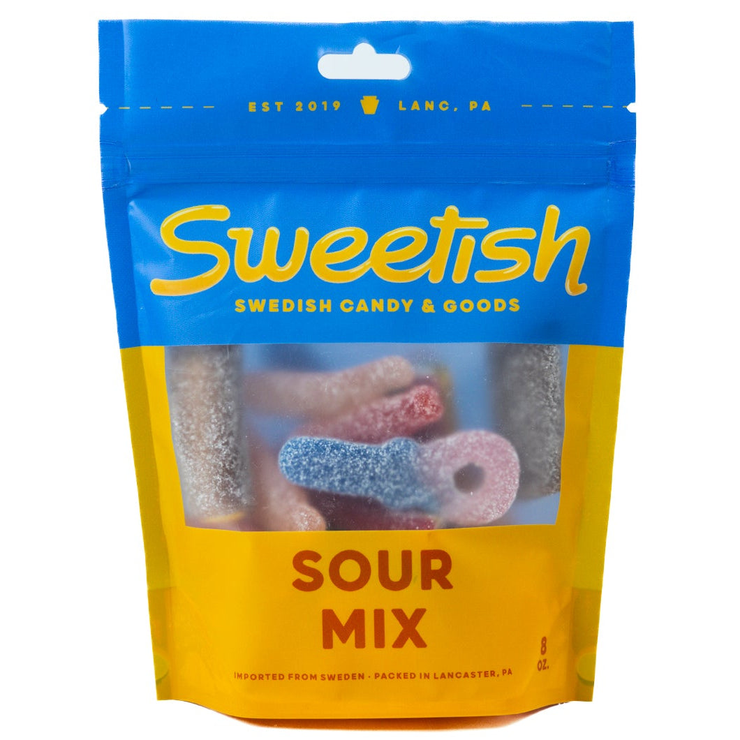 Sweetish Sour Mix 1/2lb Bag (12 Pack)