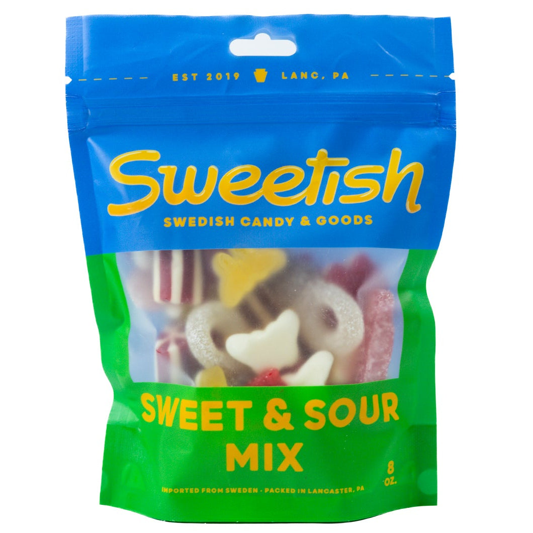 Sweetish Sweet and Sour Mix 1/2lb Bag (12 Pack)