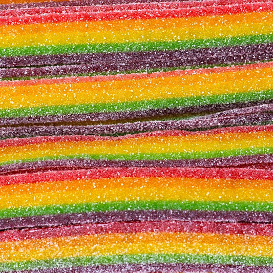 Vidal US Unwrapped Sour Rainbow Belts 2.9lbs