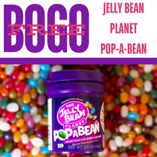 BOGO Free! The Jelly Bean Planet Pop A Bean 3.5oz (12 Pack)