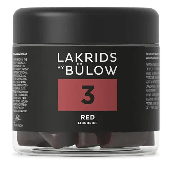 Lakrids by Bülow 3  - Red Licorice 5.3oz (10 Pack)