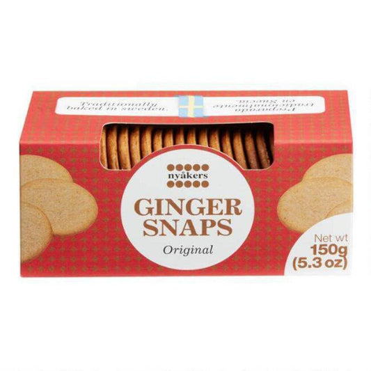 Nyakers Original Gingersnaps Window Box 5.3oz (12 Pack)