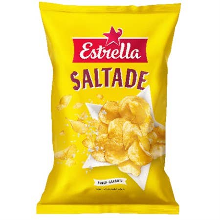 Estrella Salty Potato Chips 175g Bags (February) (18 Pack)