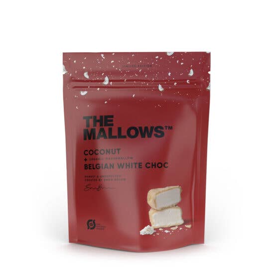 The Mallows Coconut & White Chocolate 90g (12 Pack)