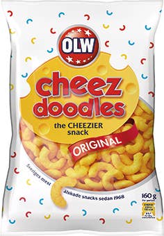 OLW Cheez Doodles 160g Bags (February) (21 Pack)