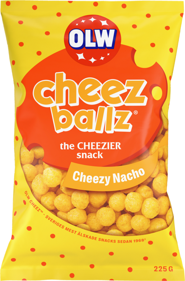 OLW Cheez Ballz 160g (January) (18 Pack)